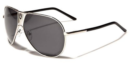 Khan Polarized Oversized Shield Pilot Sunglasses for Men