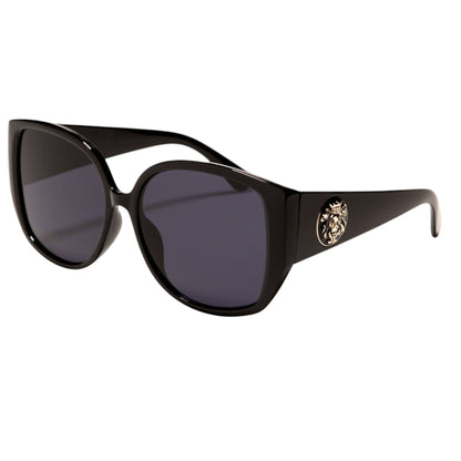 Kleo Women's Retro Cat Eye Sunglasses UV400 Kleo lh-p402-Womens-oversized-cat-eye-sunglasses_1_8b43c34a-49c9-4acb-8514-cd260e62a6bc Black Smoke Lens {{ color }}
