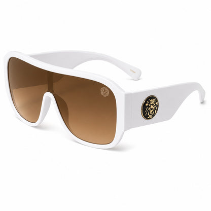 Kleo Oversized One-Piece Lens Pilot Style Sunglasses – UV400 Protection | Unisex