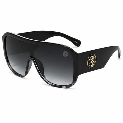 Kleo Oversized One-Piece Lens Pilot Style Sunglasses – UV400 Protection | Unisex