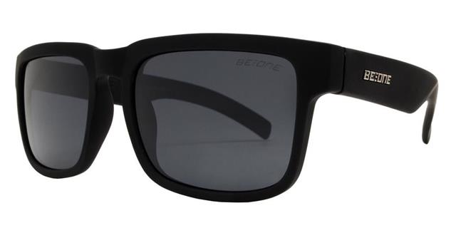 Childrens Designer Polarized Sunglasses Classic Square Retro kids Boys Girls BeOne pl-j3005-6_07894af7-9642-45f0-aed4-f4ea24550a19 Matt Black Smoke Lens