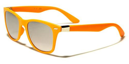 Horn Rim Sunglasses With Mirror lens Retro Optix wf15-mmc_d3037375-aaf1-412e-b54c-a13eeb2bfe62 Orange Silver Mirror