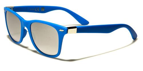 Horn Rim Sunglasses With Mirror lens Blue Silver Mirror Retro Optix wf15-mmf_8fe4ef4d-ca39-4bcd-b557-b1727f8ffd7f