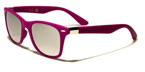 Horn Rim Sunglasses With Mirror lens Purple Silver Mirror Retro Optix wf15-mmg_df0e8ea6-c6a3-40ea-8fa2-d8a18b25b74c