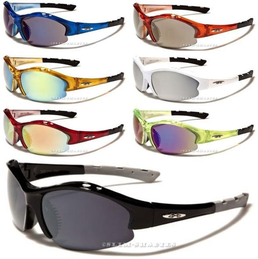 Xloop Sports Semi-Rimless Wrap Around Sunglasses x-loop 10701_1114639c-0ee4-4ce9-b35c-2a92796e956a