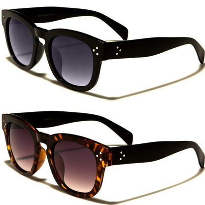 Unisex Designer Black Classic Sunglasses with Key hole Nose Eyedentification 11007