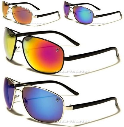 Men's Large Khan Pilot Style Mirror Sunglasses Khan 11721_7aa6e3dc-0310-42ac-9bb4-cf79bcf40d9a