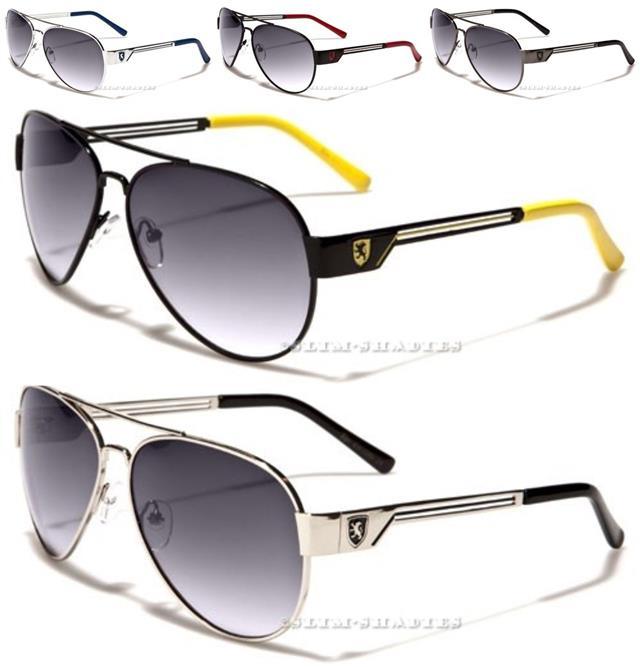 Retro Pilot Khan Metal Sunglasses for Men Khan 1191_15cdfd0d-bee2-4405-b58f-3811b546808c