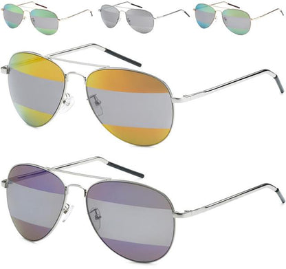 Womens designer 2 tone split lens mirror Pilot sunglasses Eyedentification 12024_cab611bf-f404-4914-90ea-9bd20abc8a7b
