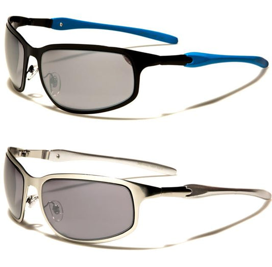 X-Loop Sports Wrap Around Semi-Rimless Mirrored sunglasses x-loop 1421