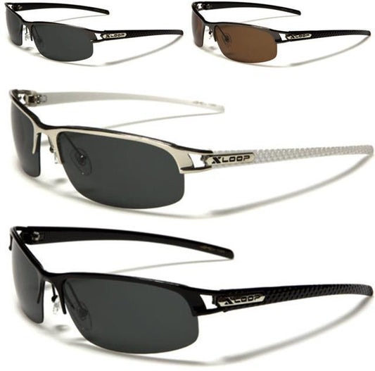 Men's Xloop Polarized Sport Semi Rimless Golf Fishing Sunglasses x-loop 20611_dc620f55-8354-49d9-b7cd-03ab8550bfdd