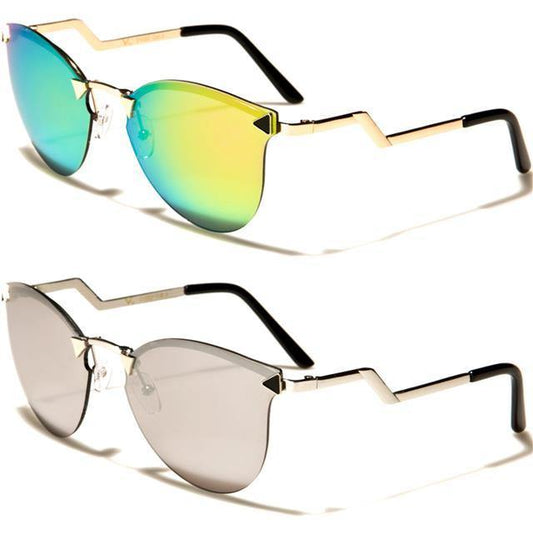 VG Women's Mirrored Cat Eye Sunglasses VG 21022