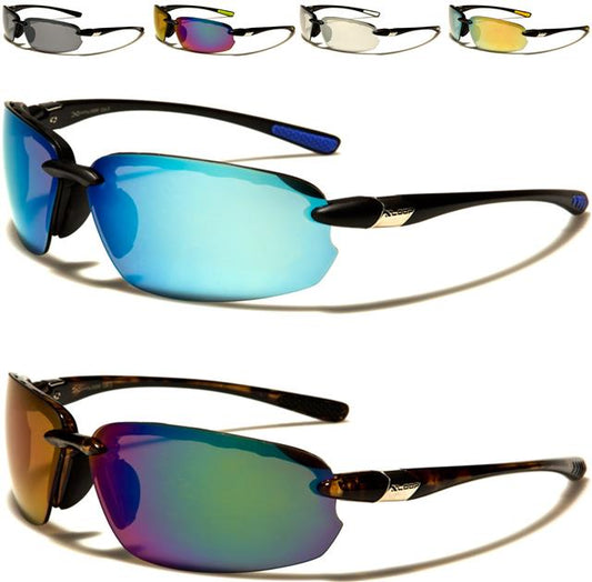 Xloop Sports Rimless Wrap Around Sunglasses x-loop 2486