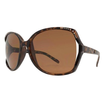 Women's Butterfly Sunglasses with Cut Out Temple and Rhinestones Unbranded 4319-d_6ae2124b-e7c2-47d2-9512-96513e03fa63 Tortoise Brown Brown lens