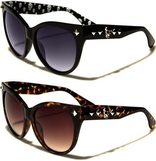 Gothic Skull Logo Sunglasses Large Retro Cat Eye Shades for Women Black Society 5203_be55efb0-810d-4988-9d6c-f5d324d76d9d