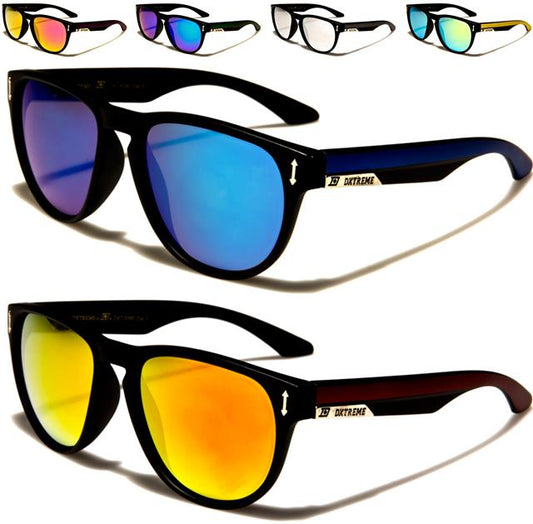 Key Hole Mirrored Classic Sunglasses for Men Dxtreme 5390