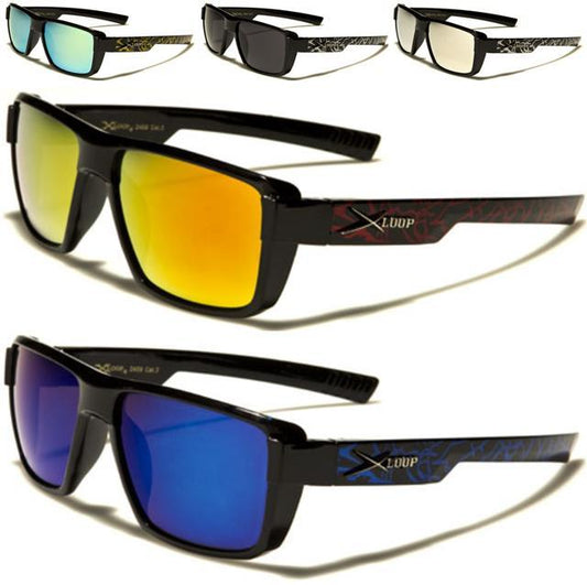 Sports Square Retro Mirrored Sunglasses x-loop 601_b9fafa38-fe3a-4f41-a11d-04176b321446