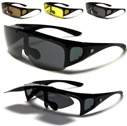 Polarized Flip Up Cover OTG Fit Over glasses Sunglasses Barricade 605-Flip_c6d1c12f-678b-4bc5-a052-798417e76b43