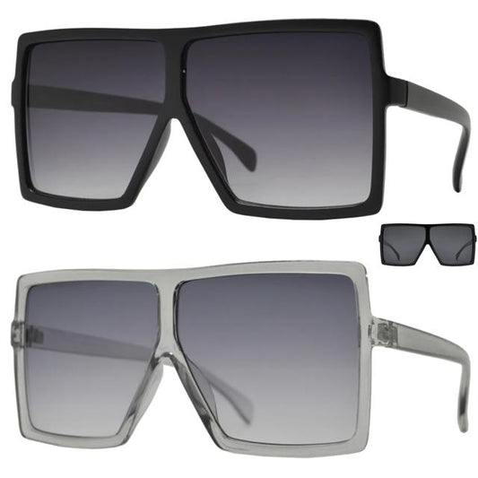Women's Oversized Square Shield Sunglasses Unbranded 7012