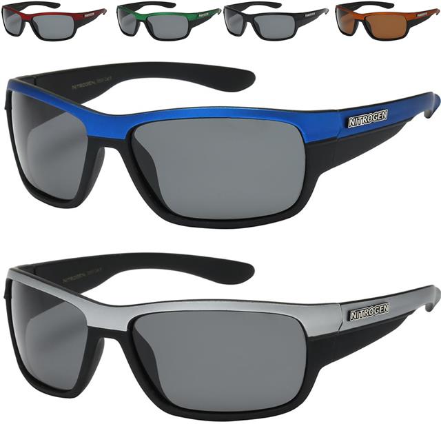 Polarized Big Wrap Around Nitrogen Driving Sunglasses Nitrogen 7055