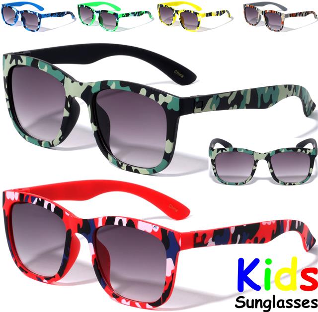 Children's Unisex Camouflage Classic Sunglasses for Boy's and Girl's Unbranded 881