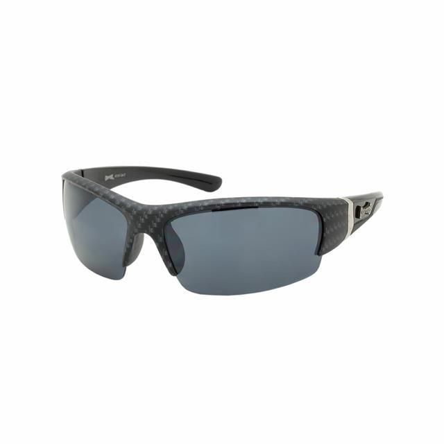 Choppers Semi Rimless Wrap Around Sunglasses Black Carbon Print Smoke Lens Choppers 8CP6716-D__89201.1638565418