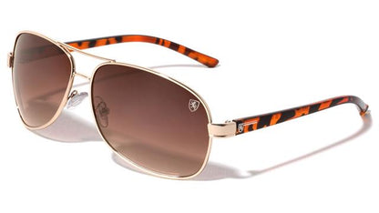 Vintage for Men's Ladies Women's Pilot Sunglasses Khan 8KN-2015-khan-metal-frame-tear-shape-aviators-sunglasses-03