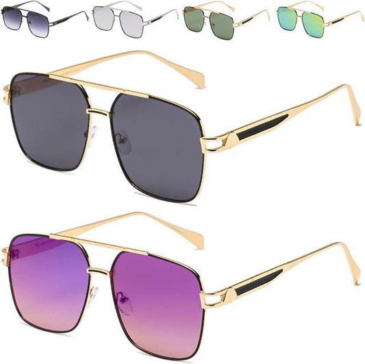 Xloop Mens Wrap Futuristic Half Rim Mirror Sport Sunglasses