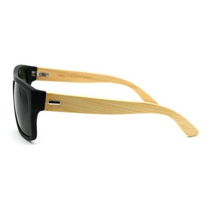 Men's Women's Wooden Bamboo Large Retro Sunglasses Superior 8SUP89011-00