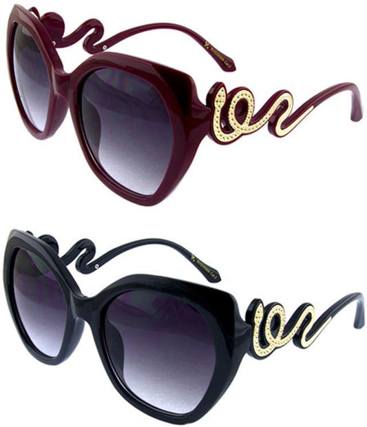 VG Oversized Butterfly Snake Sunglasses for women VG 8VG29369_f62ee788-69fc-45ad-bf39-8eac6c55c4c9