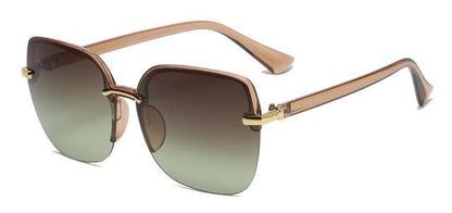 Oversized Semi-Rimless Sunglasses Large Square Butterfly Shape Beige Crystal Gold Brown & Green Gradient Lens VG 8VG29448_4_1800x1800_040a30a6-b69c-4901-ac47-55b1d9e7a883