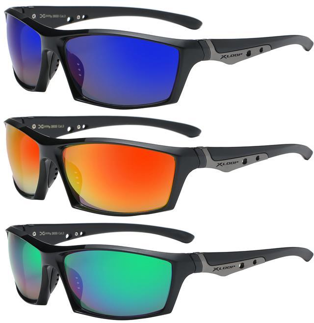 Men's sports Running Cycling Xloop Mirrored Sunglasses X-Loop 8X2633