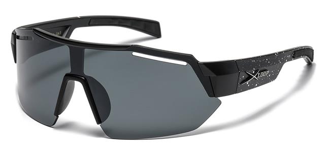 Men's Oversized Black Semi-Rimless sports Running Cycling Xloop Sunglasses Black White Splats Black Smoke Lens X-Loop 8X3628-RNB_6_1080x_99c21c51-efca-4dbe-af64-44f66bbd9b5f