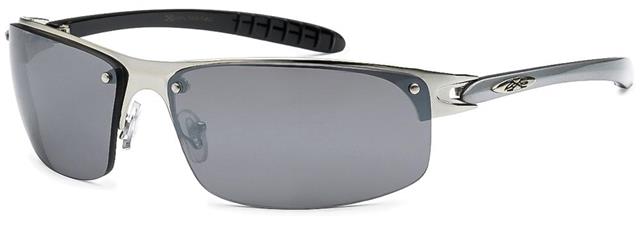 Xloop Semi-Rimless Sports Wrap Around Sunglasses x-loop 8XL13582