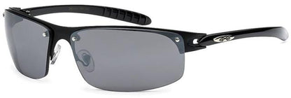 Xloop Semi-Rimless Sports Wrap Around Sunglasses x-loop 8XL13583