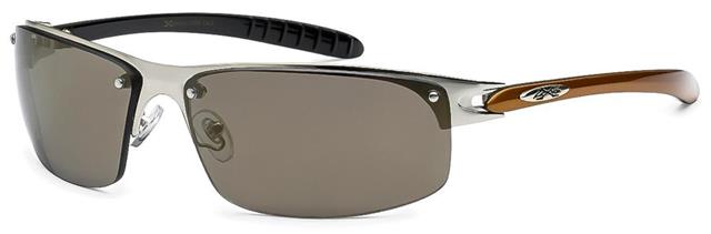 Xloop Semi-Rimless Sports Wrap Around Sunglasses x-loop 8XL13584