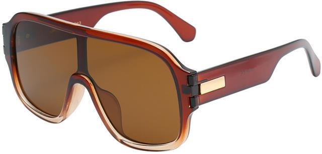 Hip Hop Celebrity Will Iam Style Inspired Sunglasses Brown & Clear Brown Lens Giselle 8gsl22375-2