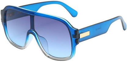 Hip Hop Celebrity Will Iam Style Inspired Sunglasses Blue & Clear Smoke Lens Giselle 8gsl22375-3