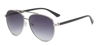 Designer Womens Pilot Sunglasses Ladies Large Metal Teardrop Retro Shape UV400 Silver/Black/Smoke Pink Gradient Lens Giselle 8gsl28215_6_1800x1800_8b464cbc-a546-4944-8cfd-347488e04801