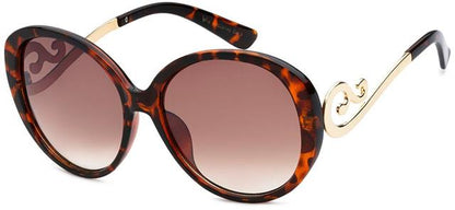 VG Oversized Swirl Retro Butterfly Sunglasses for women VG 8vg291454 Brown Tortoise Brown Gradient Lens