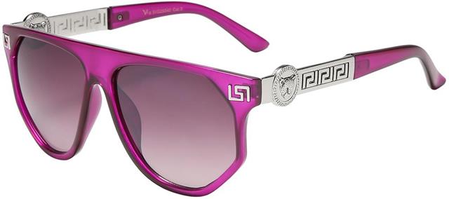 VG Oversized Soho Classic Sunglasses for women Purple Silver Pink Gradient Lens VG 8vg29340-2