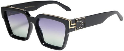 VG Designer Square Classic Sunglasses for women Black Gold Pink & Yellow Lens VG 8vg29341-5
