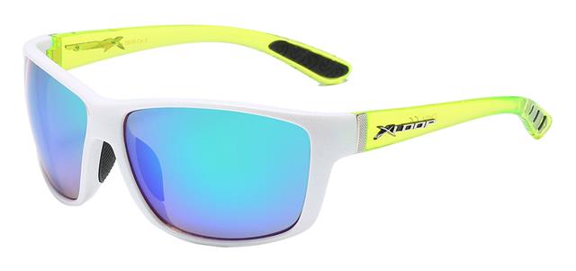 Men's Small Extreme sports Running Cycling Xloop Mirrored Sunglasses White Yellow Tint Green Blue Mirror Lens X-Loop 8x2606_5_1080x_e36115b2-0877-4d79-badb-a5bab08348b7