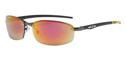 Men's Oval sports Semi-Rimless Xloop Mirrored Sunglasses Black & Yellow Gunmetal Orange Red Mirror X-Loop 8xl1447-02_1800x1800_be0a2f7c-f388-4a59-8be8-c981d55e08ba