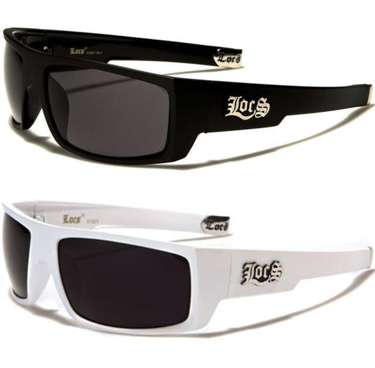 Locs Black White Oversized wrap around Gangsta Hip Hop Sunglasses for Men Locs Shades 91025_035901cf-ecdf-4eed-847d-bd337d5d21a7