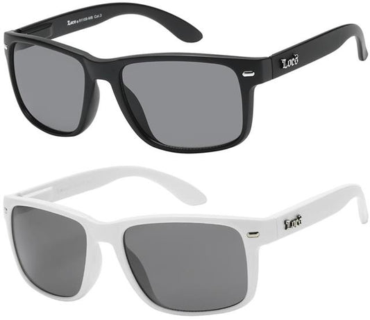 Designer Locs Black or white Classic 80's Sunglasses for Men Locs Shades 91109