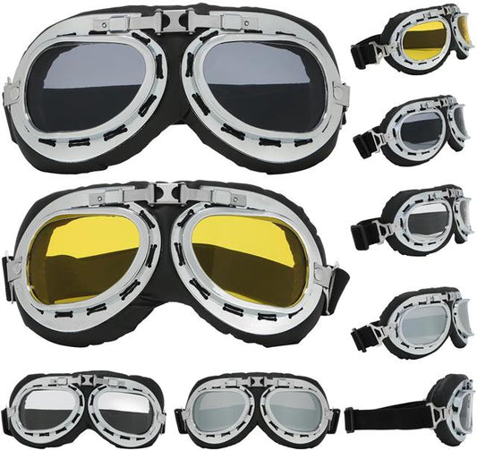 Chopper Motorcycle Riding Retro Style Goggles Sunglasses for Men Choppers 934