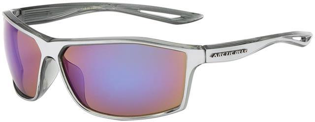 Arctic Blue Sport Sunglasses Anti-Glare Blue Mirrored Lens Protection Arctic Blue AB-50-2
