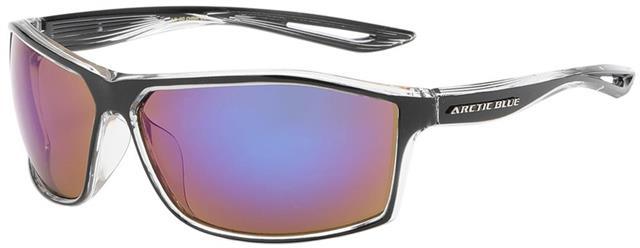 Arctic Blue Sport Sunglasses Anti-Glare Blue Mirrored Lens Protection Arctic Blue AB-50-4