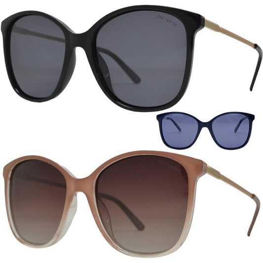 Womens Polarized Small Round Cat Eye Sunglasses Polarised Shades for Ladies BeOne B1PL-3959